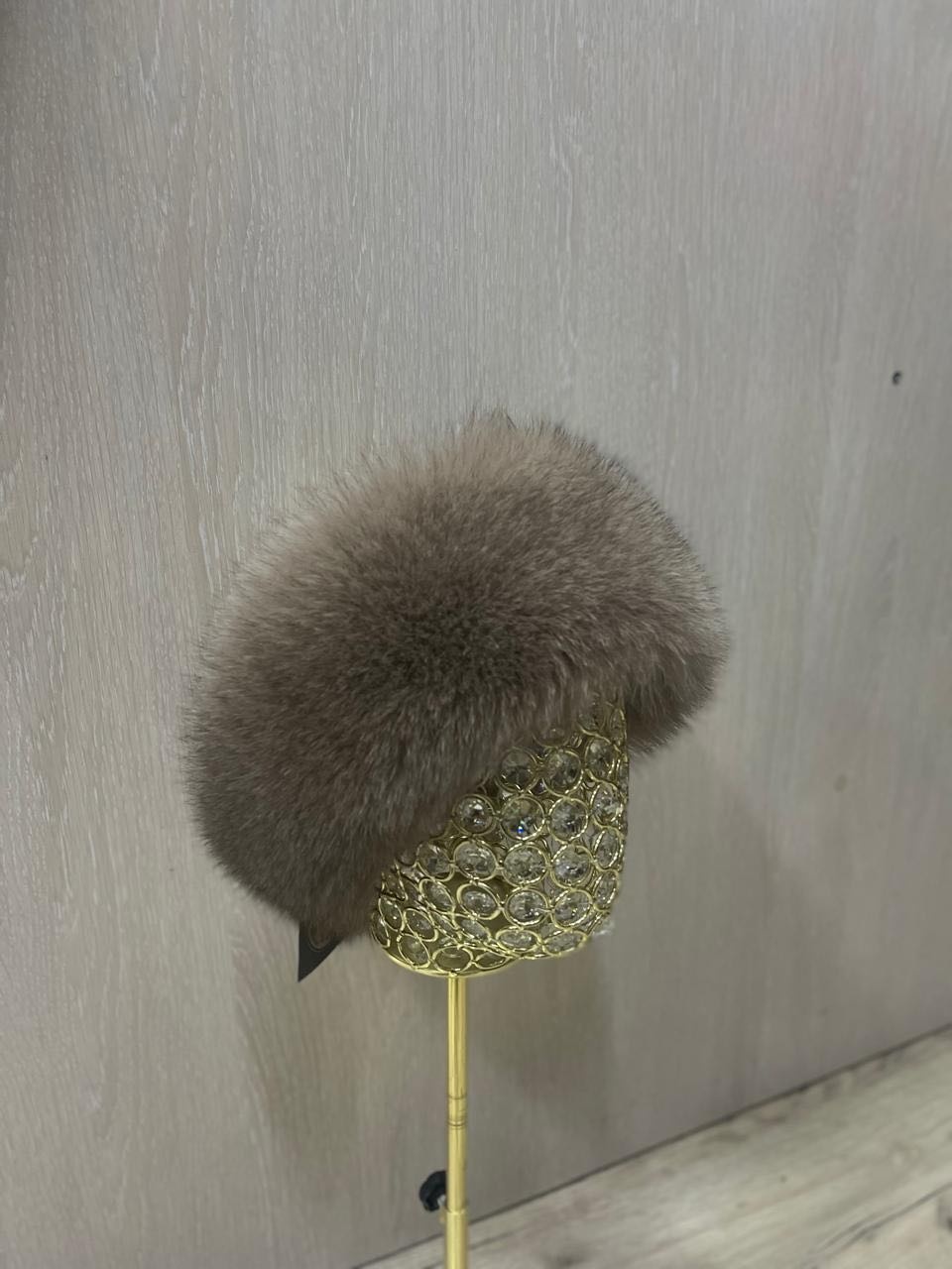 Повязка SemiFur размер 56, 57, 58, 59, горчичный, светло-коричневый