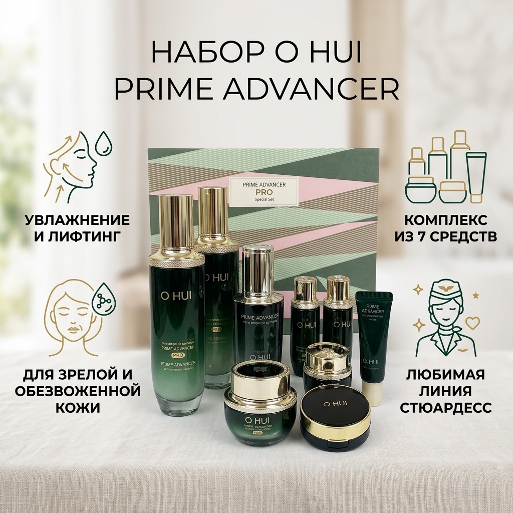 O HUI Prime Advancer набор по уходу за лицом для женщин
