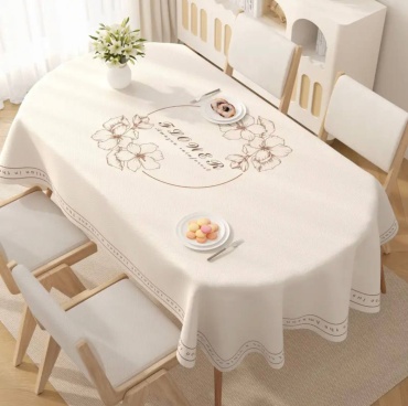 Скатерть DANL casual FELK 180x120 см, ПВХ, полиэстер, 1 шт