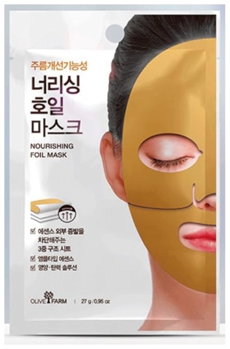Маска для лица Olive Farm тканевая Nourishing Foil Mask 27 г