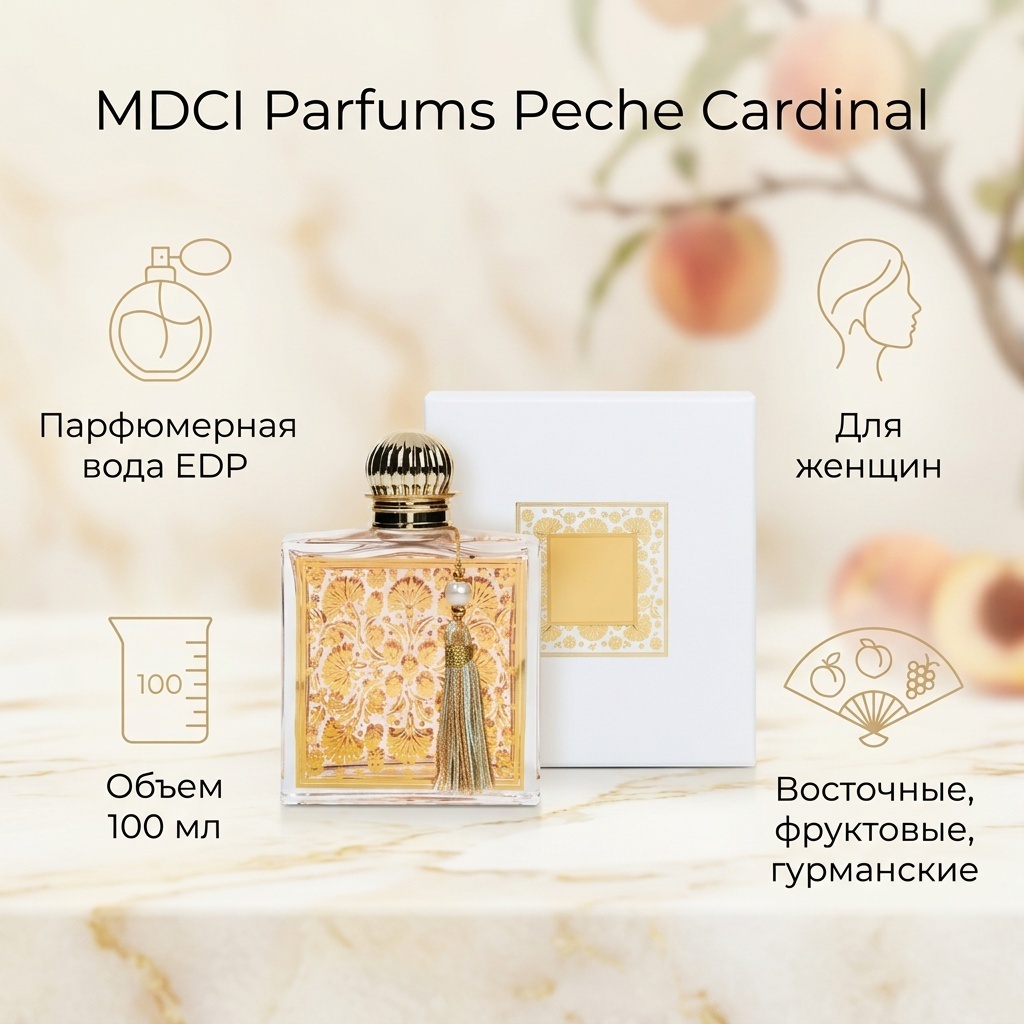 MDCI Parfums Peche Cardinal парфюмерная вода EDP 100 мл, для женщин