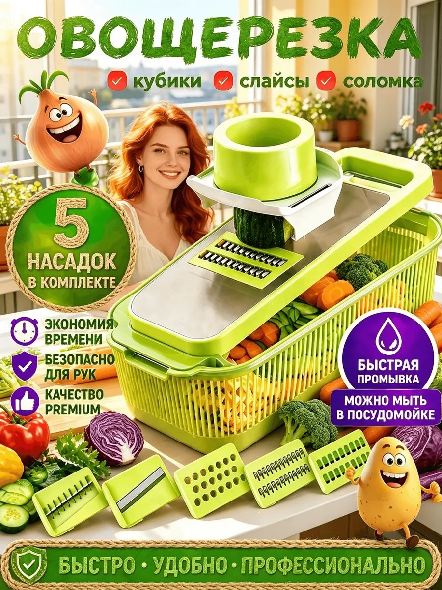 Овощерезка 1000601701, пластик