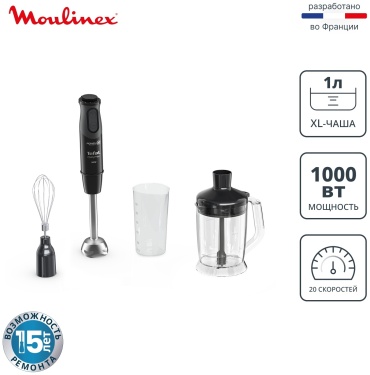 Блендер погружной Moulinex Optichef черный