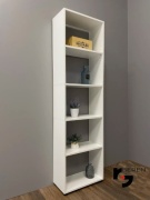 Стеллаж напольный BEREN SP4, 50x22x175 см, белый