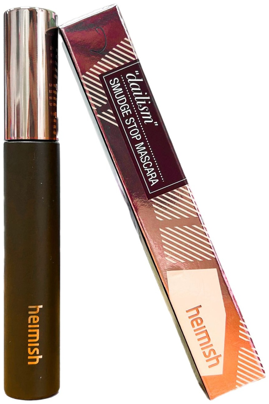 Тушь для ресниц Heimish Dailism Smudge Stop Mascara удлиняющая, подкручивающая коричневый
