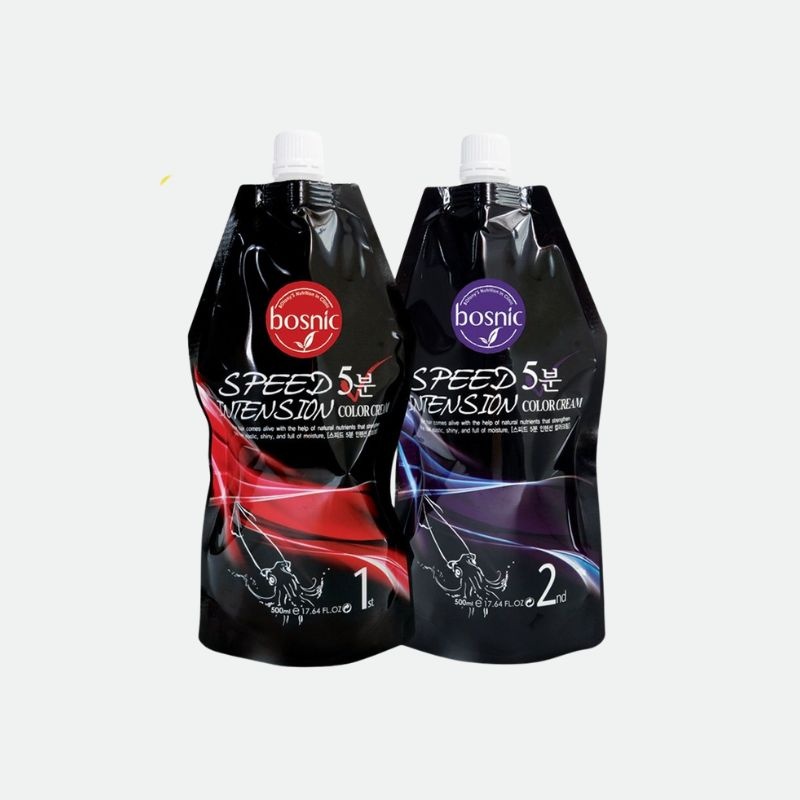 BOSNIC Краска для волос Speed 5 Min (Black) черный крем-краска 1000 мл