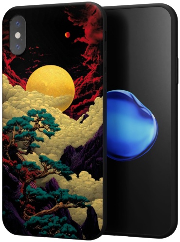 Чехол Mcover для Apple iPhone X, iPhone Xs рисунок