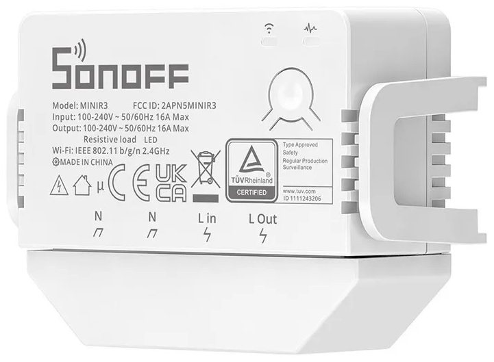 Датчик освещения SONOFF 6920075776775, экосистема: Amazon Alexa, Apple HomeKit, Умный дом Яндекса