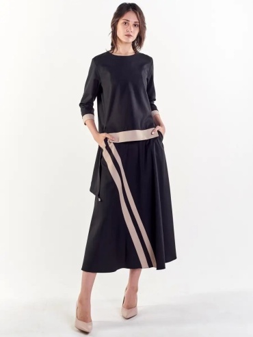 Повседневный костюм Bonton черный