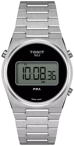 Кварцевые Tissot PRX Digital 35 mm нержавеющая сталь