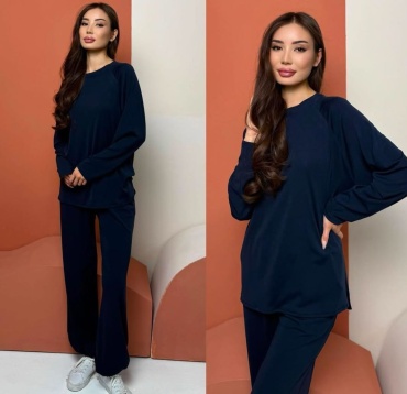 Костюм повседневный FASHION темно-синий