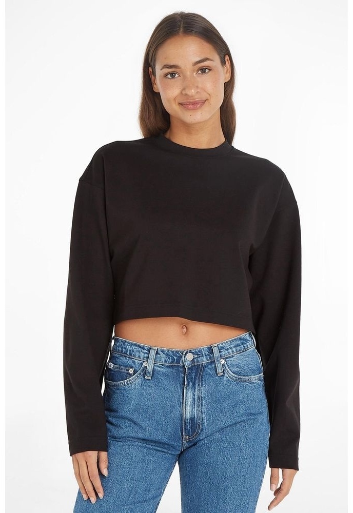 Лонгслив Calvin Klein Jeans черный