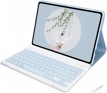 Чехол GLASS для Xiaomi Pad SE 11 дюйм голубой