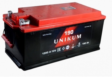 UNIKUM 6СТ-190 6СТ-190 190 Ач обратная