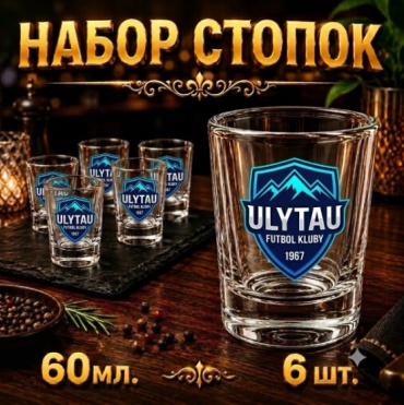 Набор стопок для водки 60 мл, 6 шт