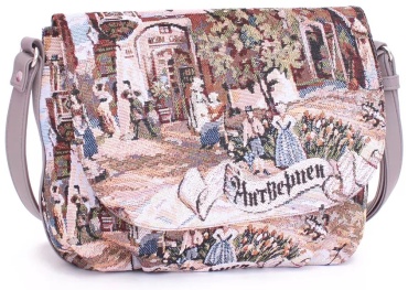 Сумка кросс-боди ViTa-Art экокожа бежевый