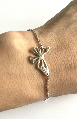HandMade 972 длина 16 см, вес 2.6 г серебро, плетение фантазийное