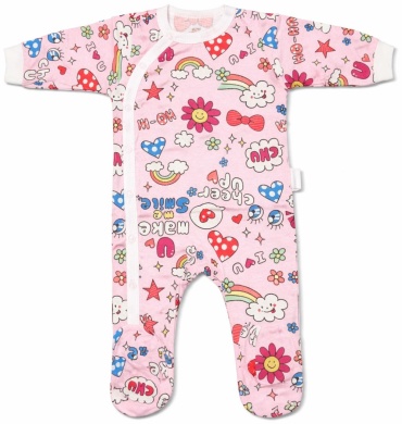 Слип Dana Baby красный, розовый