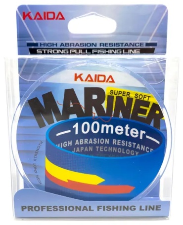 Леска Kaida монофильная 32.67lb 0.4 мм голубой