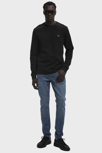 Лонгслив Calvin Klein Jeans черный