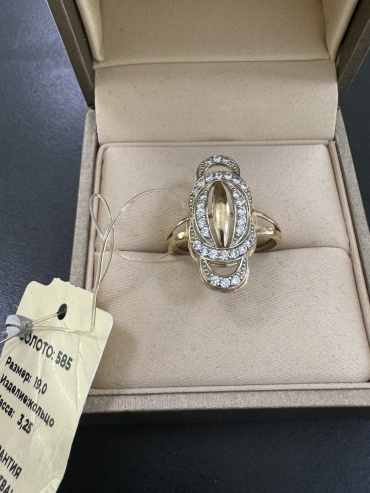 Diamond Exclusive 754322 размер 19 вес 3.25 г золото, без вставок