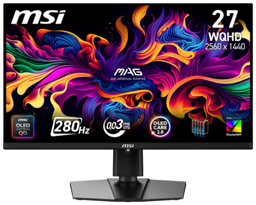 Монитор 26.5" MSI MAG 271QP QD-OLED X28 черный