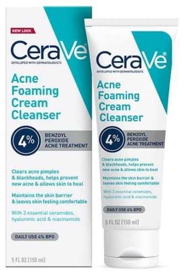 CeraVe Acne Foaming 4% крем-гель 150 мл