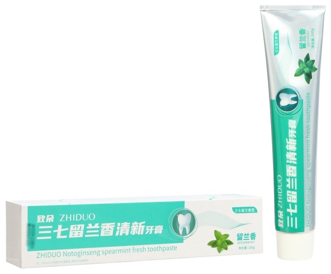 ZHIDUO зубная паста Notogingseng Spearmint 100 г