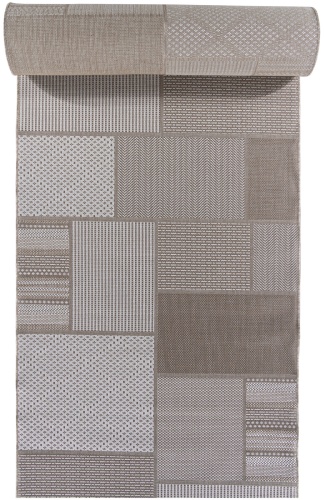 Ковровая дорожка MERINOS безворсовая, синтетика, 150 см x 2 м