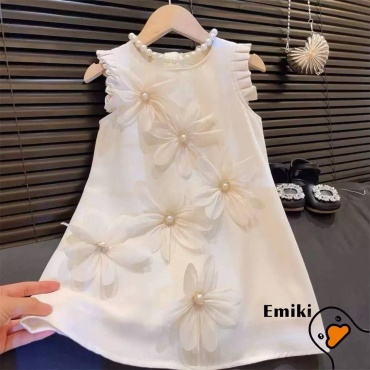 Нарядное платье Emiki бежевый