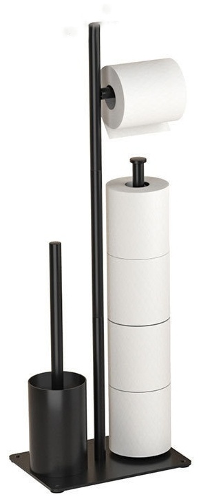 EX стойка EX-BATHSTAND-4IN1-BLACK 4 шт, металл