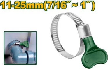 Jadever хомут червячный от 11 до 25 мм 1 шт