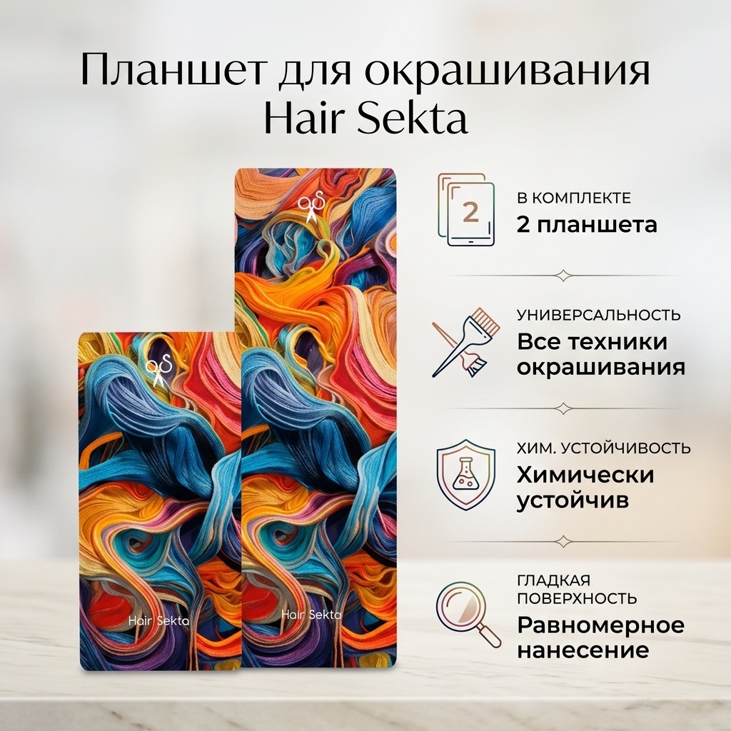 Hair Sekta планшет для окрашивания черный