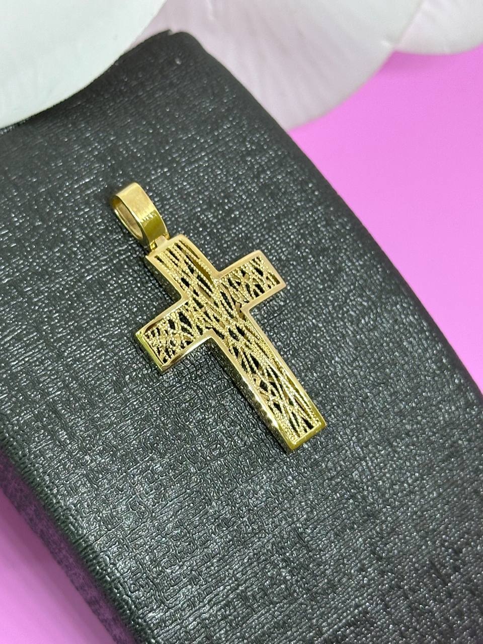 Крестик SAR JEWELRY Aro_E1_9374 вес 2.6 г золото, без вставок