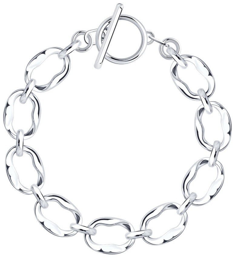 Diamant V59981 длина 18 см, вес 11.6 г серебро, плетение отсутствует