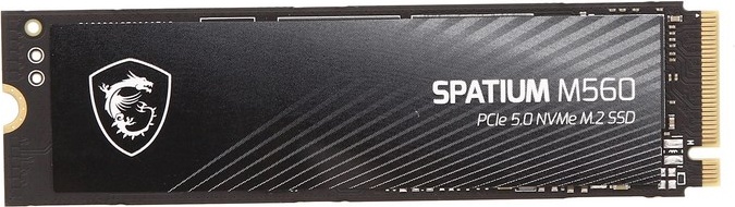 SSD MSI SPATIUM M560 PCIE5.0 NVME M.2 1TB 1000 Гб