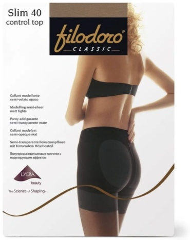 Колготки Filodoro коричневый, капучино