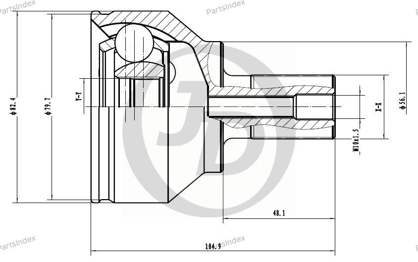 JD ШРУС JCT0080