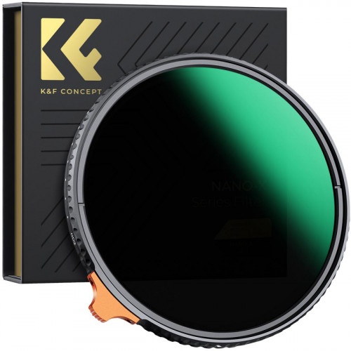 Светофильтр K&F CONCEPT Nano-X 67mm Variable ND Filter ND2-ND400 KF01.1463