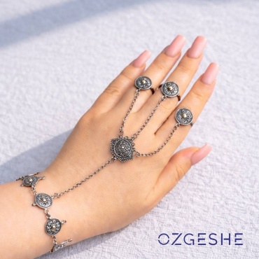 OZGESHE длина 30 см бижутерный сплав, без вставок