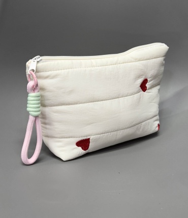 Fashion косметичка текстиль белый 12X24 см