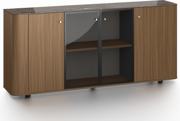 Тумба офисная Кабинет DG27-S0520, 200x90x40 см стационарные ножки
