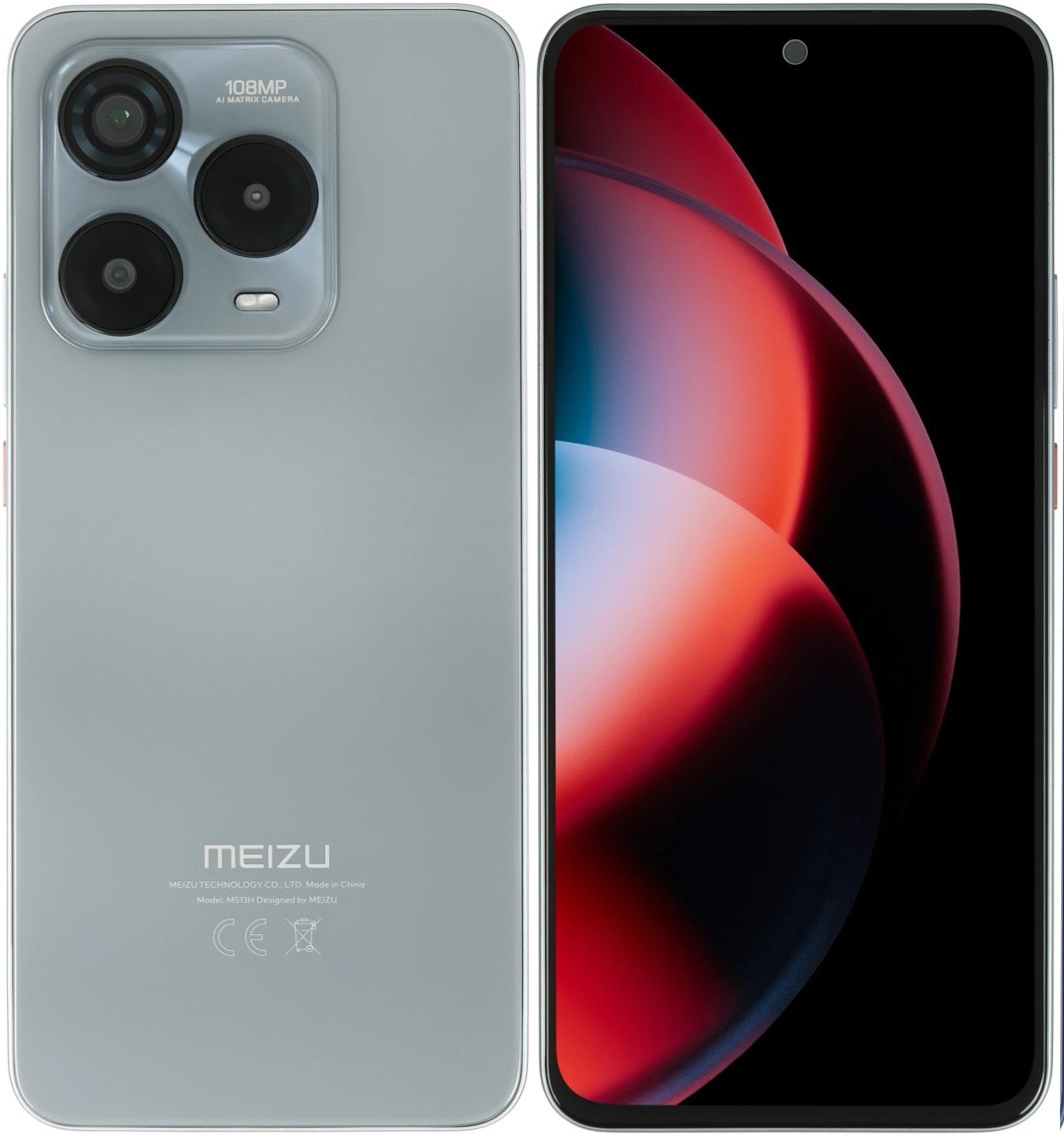 Смартфон Meizu Note 22 8 ГБ/256 ГБ серебристый