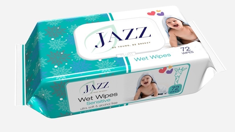 Детские влажные салфетки JAZZ 150640063 72 шт