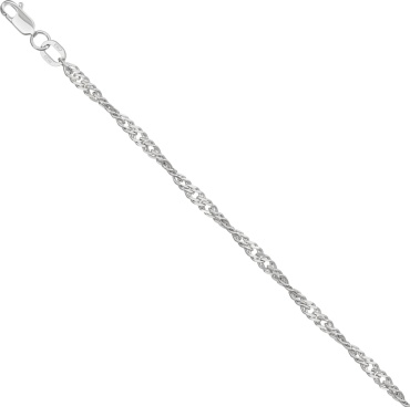 Lucente Silver ZO-НЦ_22-028Ю-3_0_5_45 длина 45 см, вес 5.04 г серебро, плетение сингапур