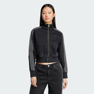 Демисезонная куртка adidas DENIM TT черный