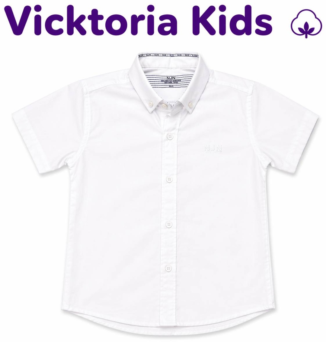 Школьная рубашка Vicktoria Kids серебристый