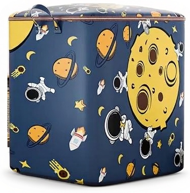 Корзина для игрушек 50x40x50 см, текстиль