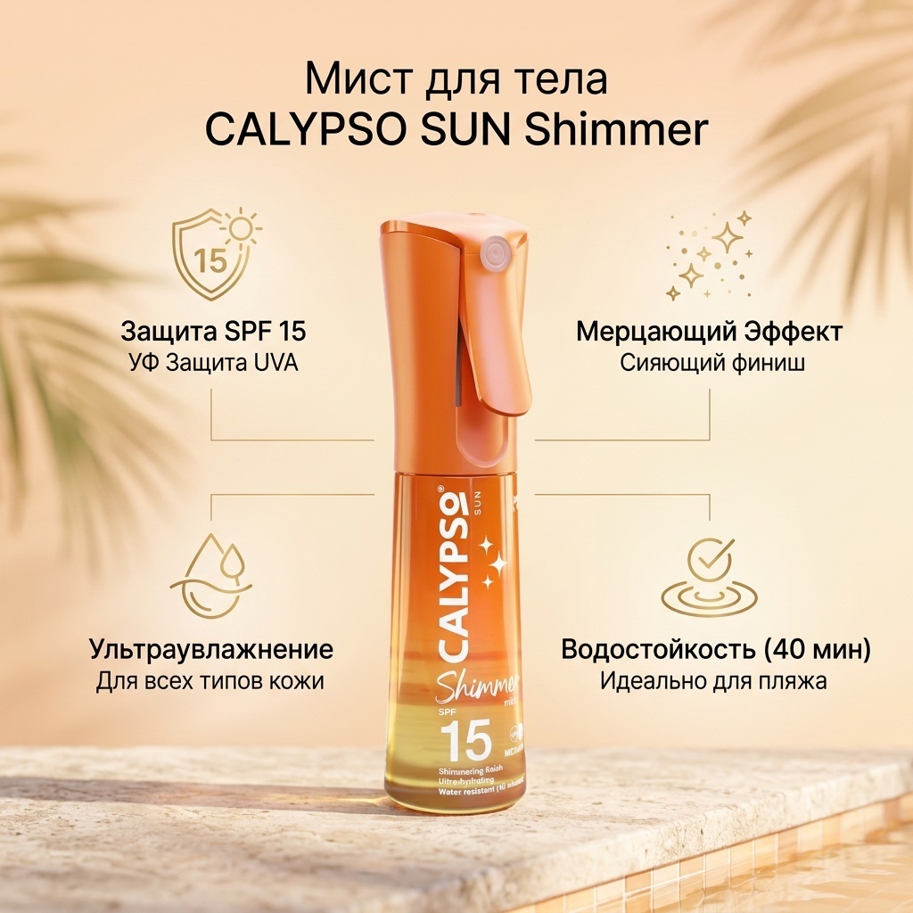 Calypso Shimmer Mist мист для тела 100 мл