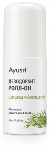 Ayusri ролл-он с чайным деревом дезодорант унисекс 50 мл